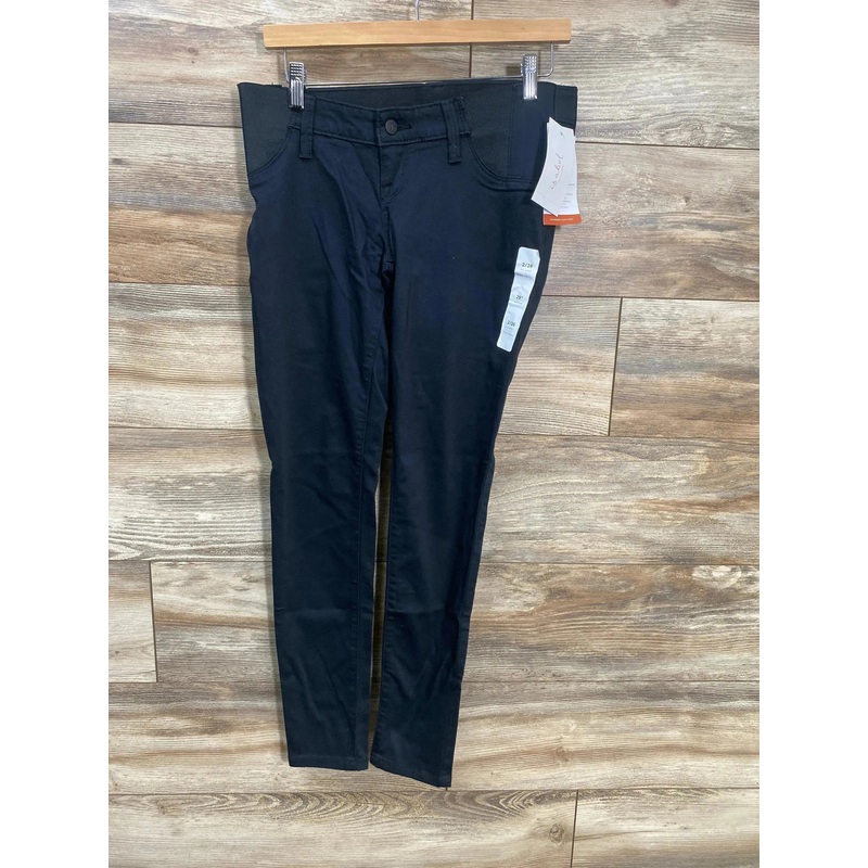 NEW Isabel Maternity Side Panel Skinny Jeans Black sz XS
