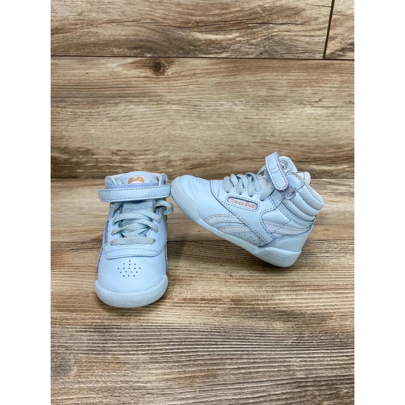 Reebok x Cardi B ‘Glass Blue’ Freestyle High Sneakers Blue 5c