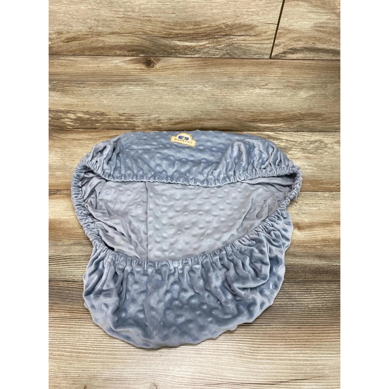 Ultra Soft Minky Dot Changing Pad Cover Grey