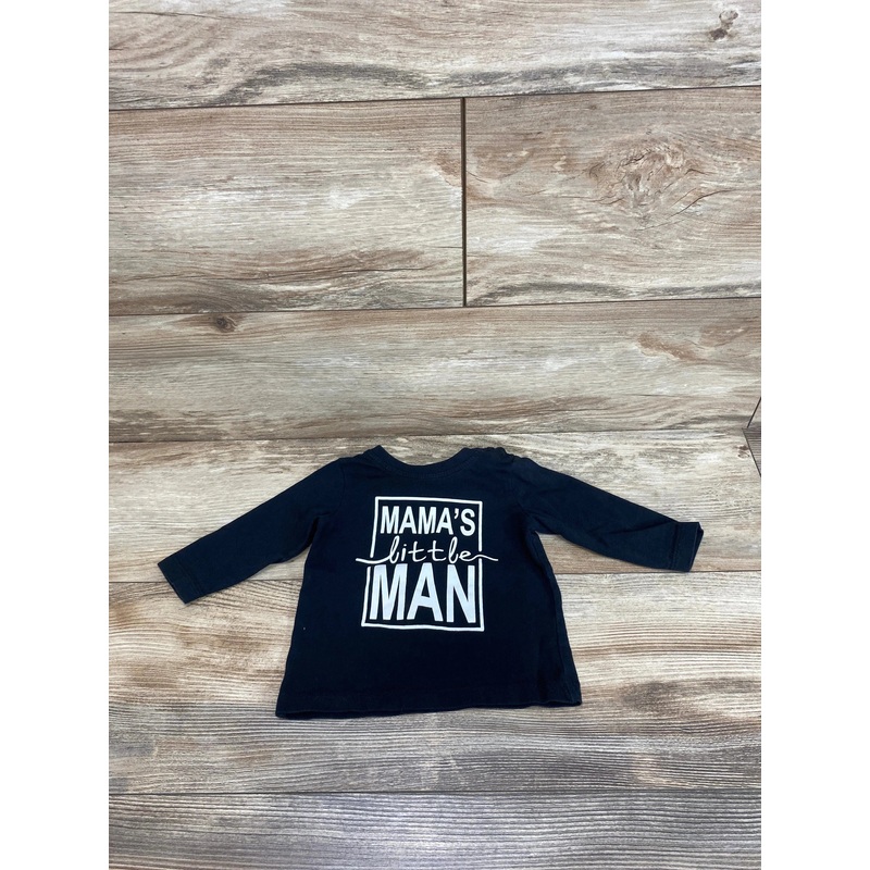 Baby Berry Mama’s Little Man Shirt Black sz 3-6m