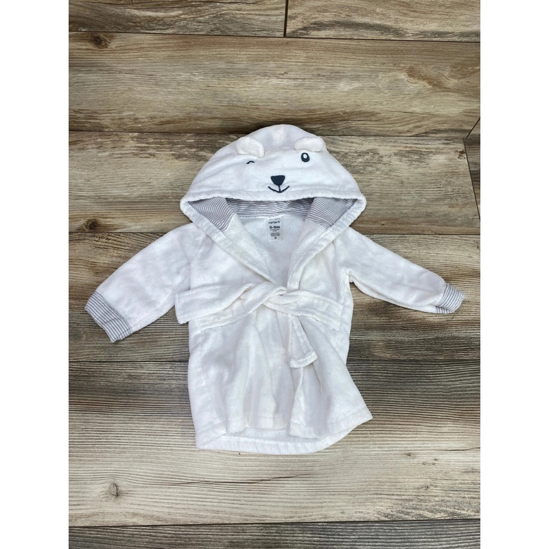 Carter’s Bath Robe White sz 0-9m