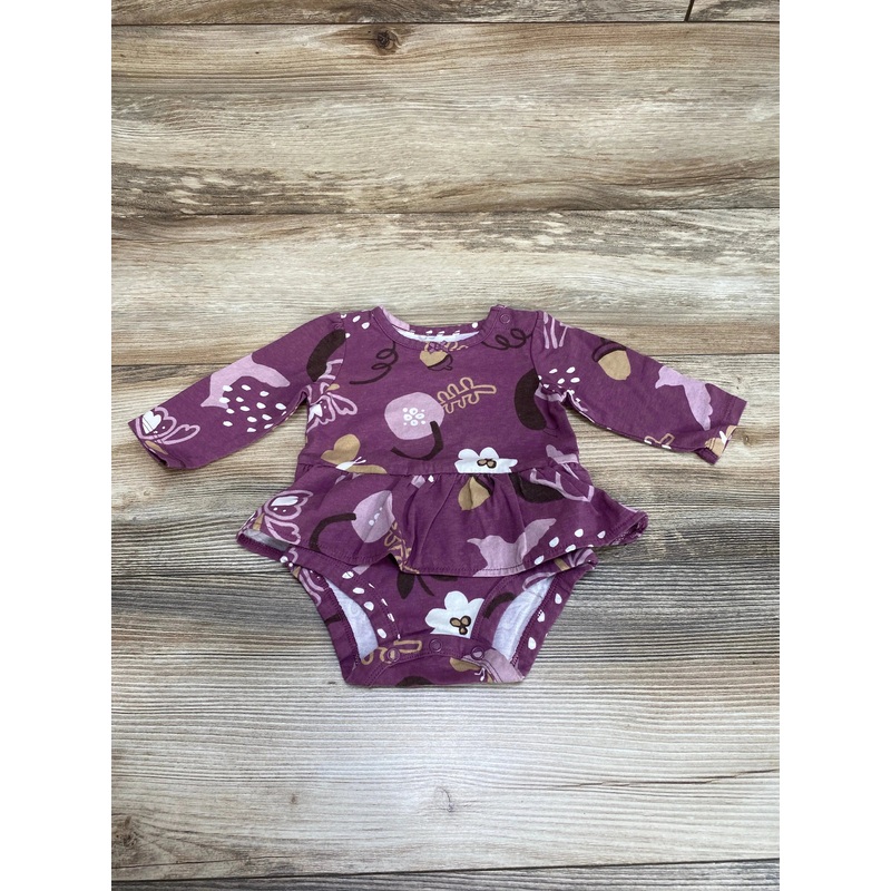 Carter’s Skirted Bodysuit Purple sz 3m