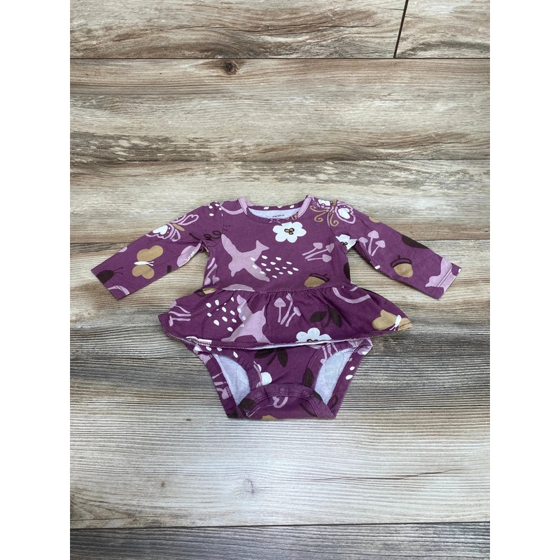 Carter’s Skirted Bodysuit Purple sz 6m