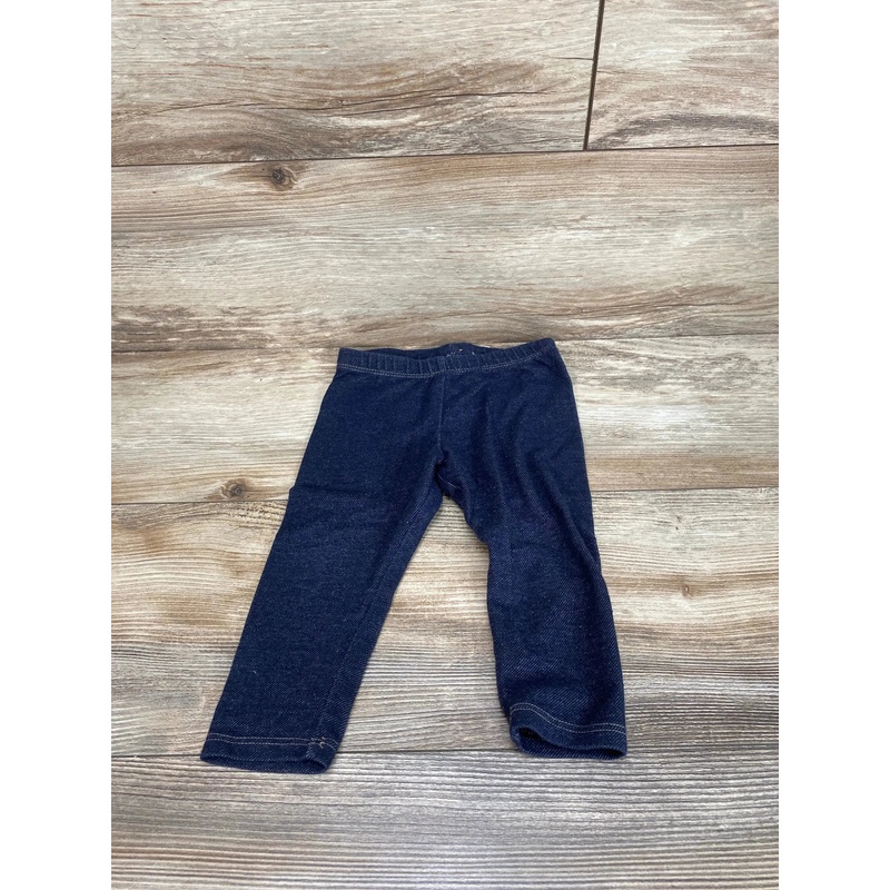 Cat & Jack Faux Denim Leggings Blue sz 18m