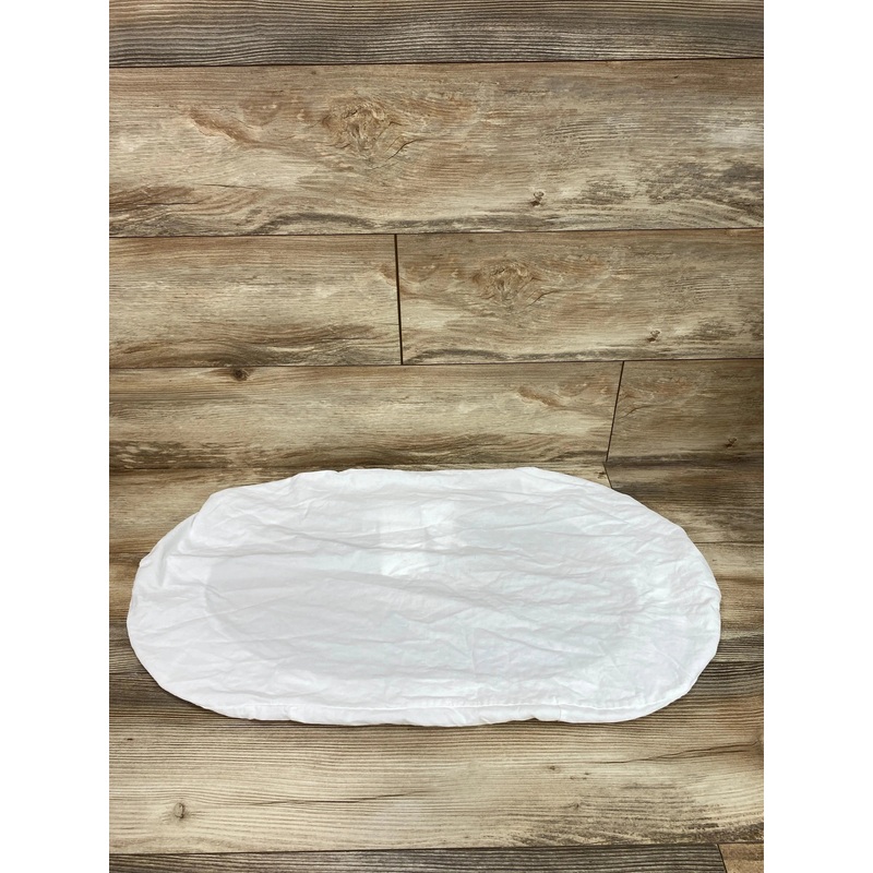 Cloud Island Bassinet Sheet White