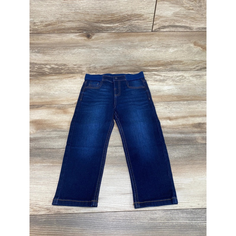 Mayoral Elastic Waist Pull-On Blue Jeans sz 24m