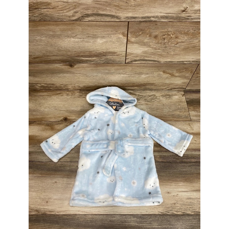 NEW Blankets & Beyond Robe Blue sz 12m