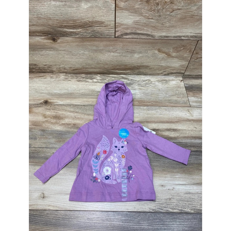 NEW Carter’s Hooded Shirt Purple sz 6m