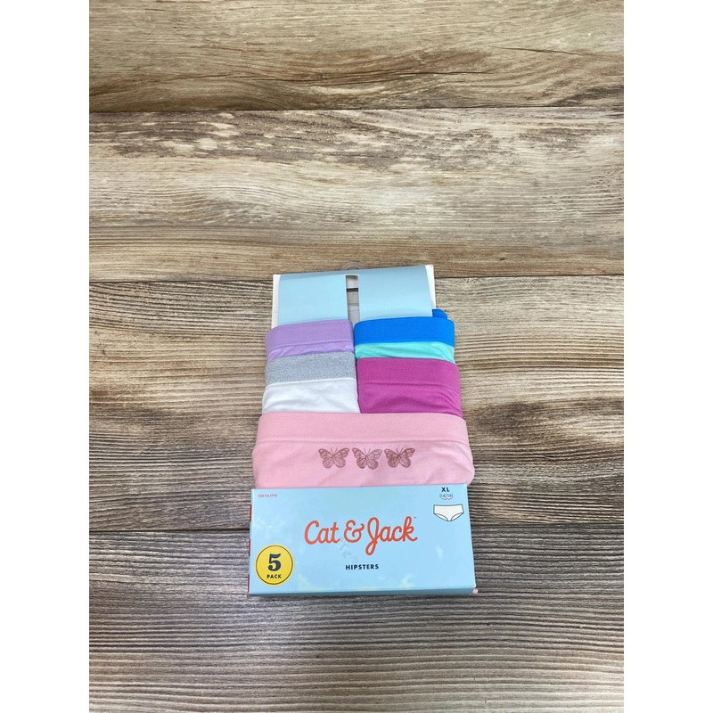NEW Cat & Jack 5pk Hipsters sz 14/16