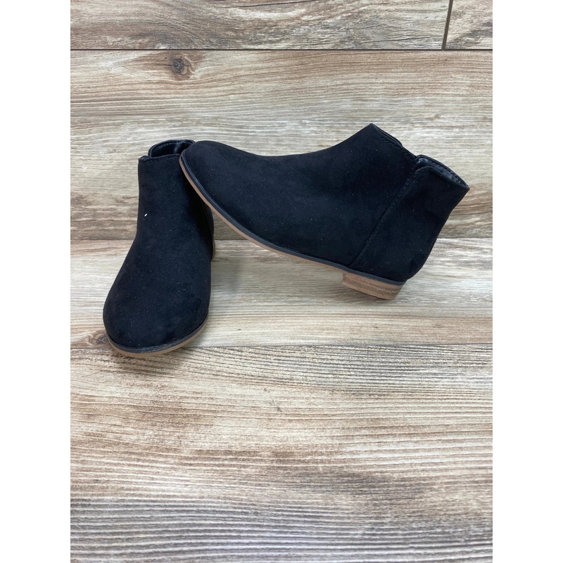 NEW Cat & Jack Penelope Zipper Boots Black Sz 1Y