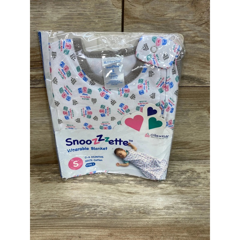 NEW Cribs For Kids Snoozzzette Wearable Blanket White sz 0-6m