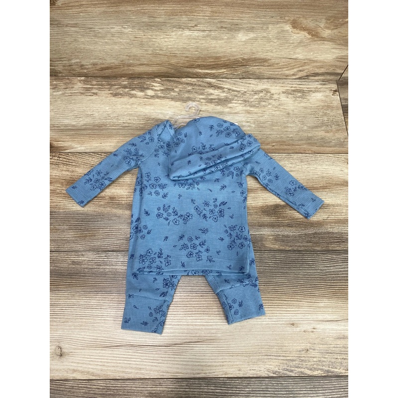NEW Just One You 3pc Floral Shirt & Pants Set Blue sz 3m