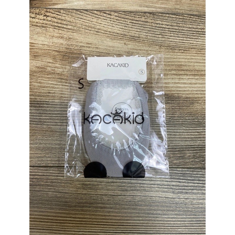 NEW Kacakid Princess Mary Jane Dress Socks Grey Sz 3-12m