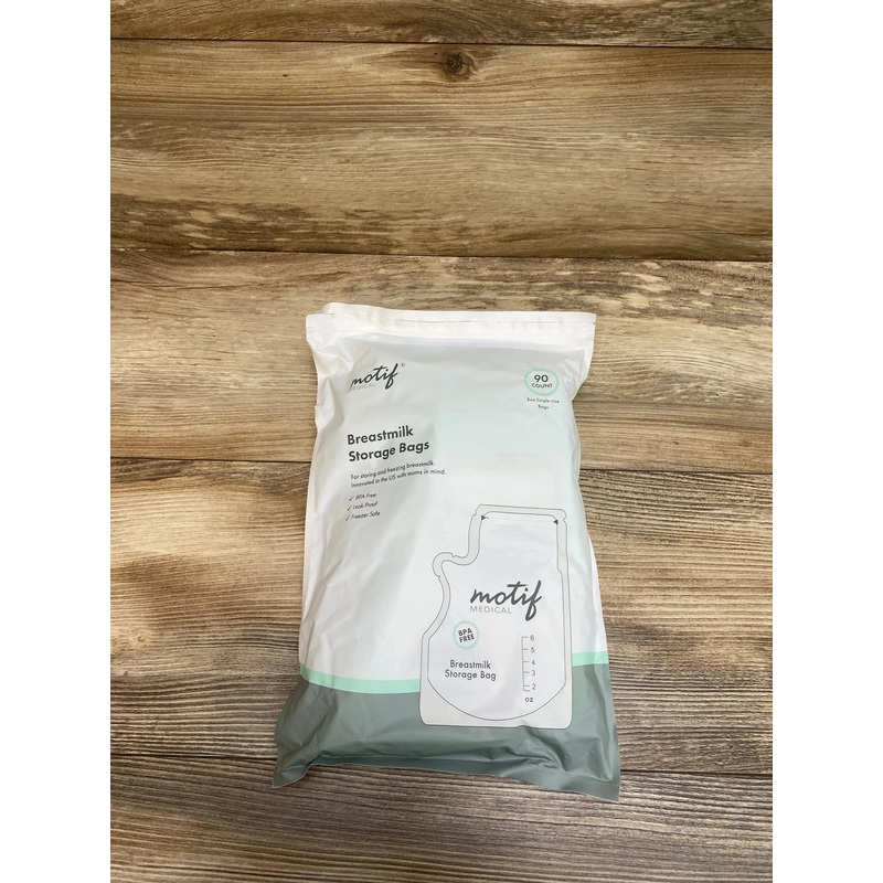 NEW Motif Medical 90ct Breastmilk Storage Bags 8oz