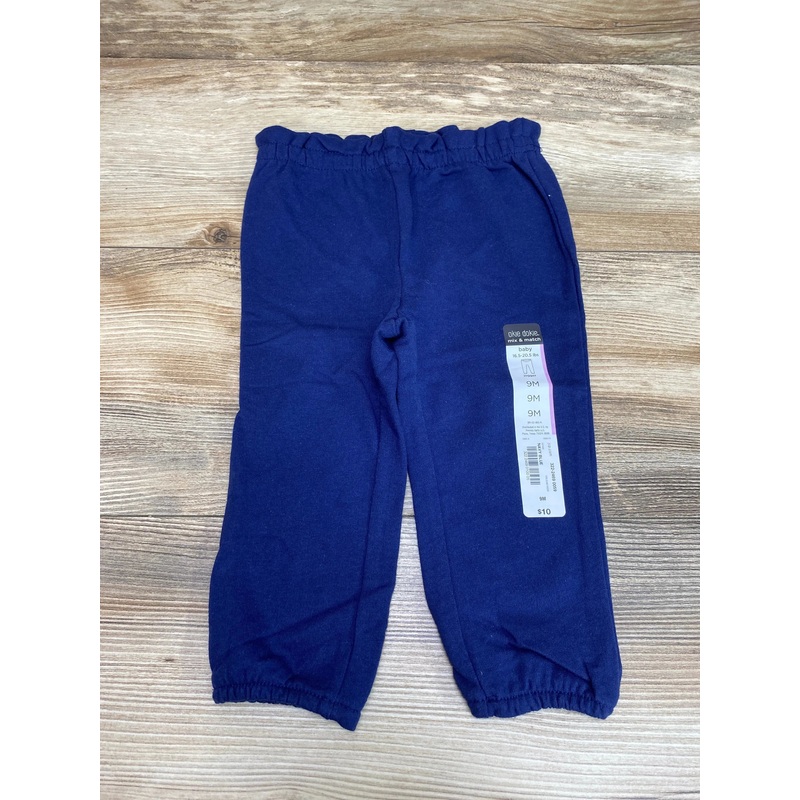 NEW Okie Dokie Baby Girl Navy Jogger Pants sz 9m