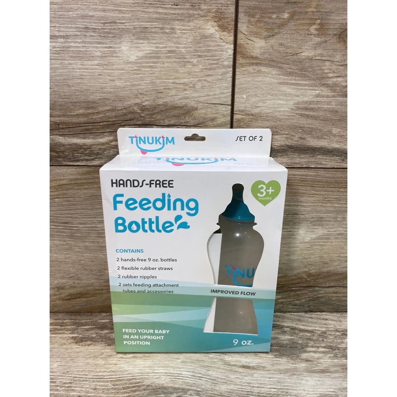 NEW Tinukim 2 Pk Hands Free Bottles