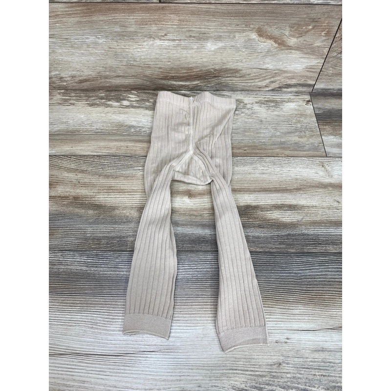 NEW Toddler Girls Footless Tights Khaki Sz 2T