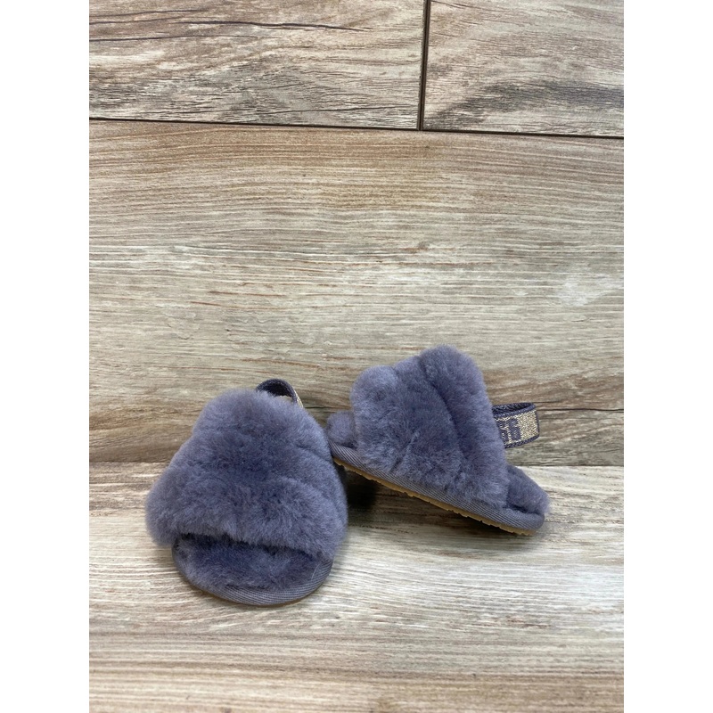 UGG Fluff Yeah Slides Grey sz 2c/3c