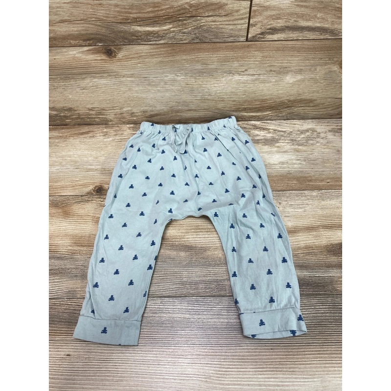 Baby Gap Bear Print Harem Pants Blue sz 18-24m