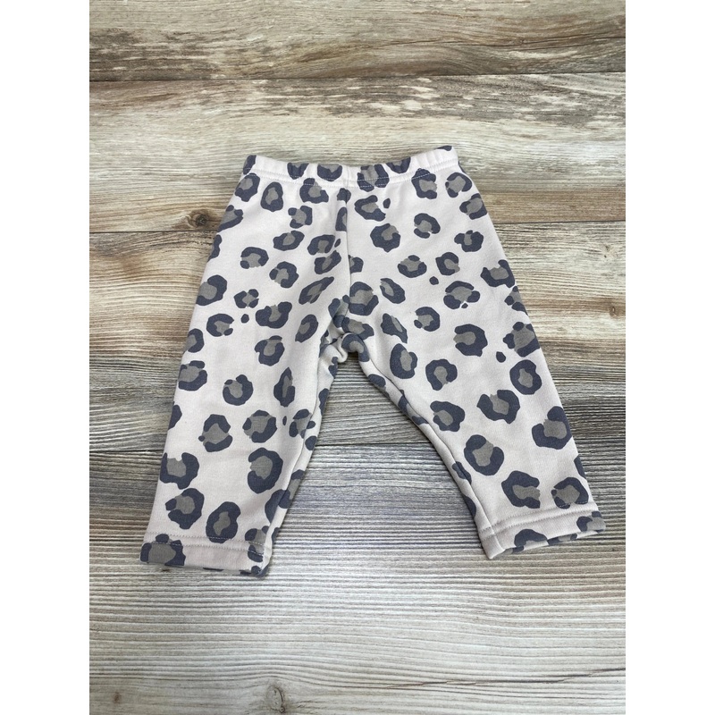Carter’s Leopard Print Fleece Leggings Beige sz 9m