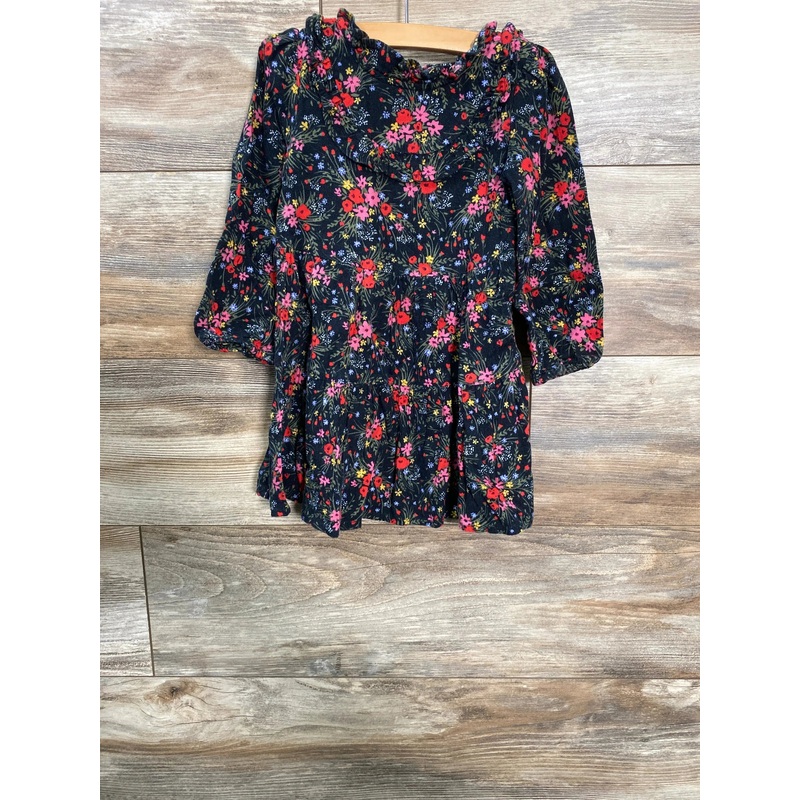 Cat & Jack Floral Dress Black sz 2T