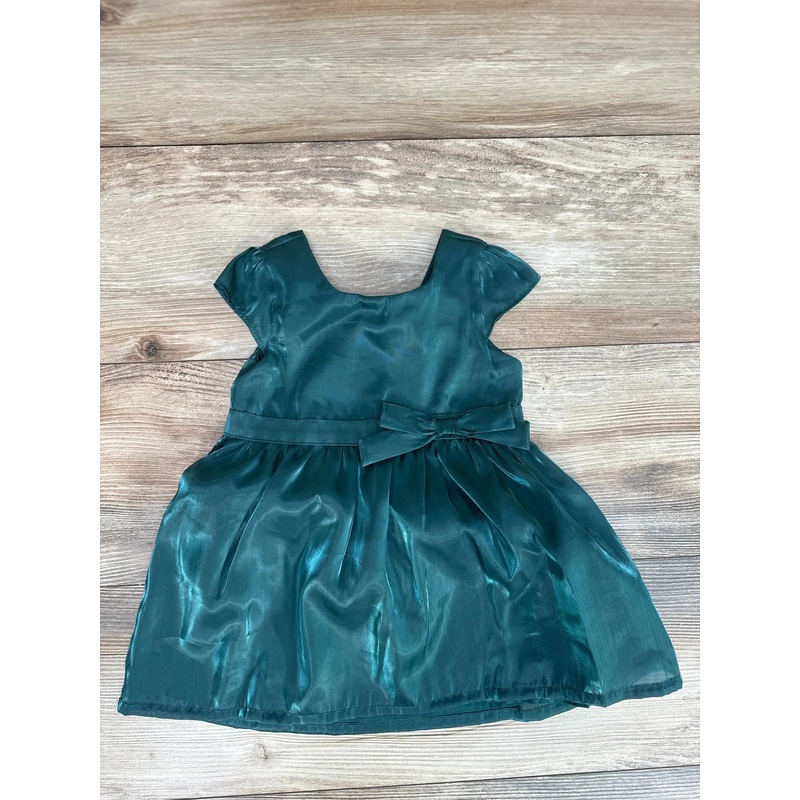 Just One You Cap Sleeve Dress Green sz 9m