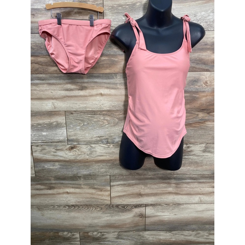 Kindred Bravely 2pc Maternity Swimsuit Pink sz Medium