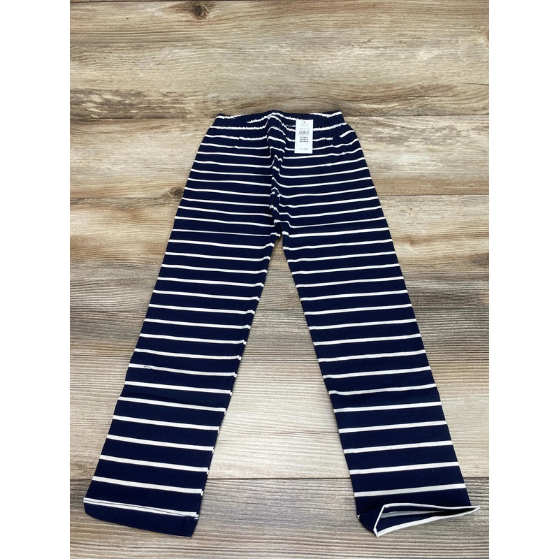 NEW Baby Gap Striped Navy Leggings sz 5T