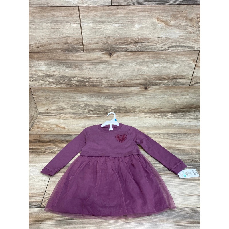 NEW Carter’s Tulle Sweatshirt Dress & Bloomers Purple sz 24m