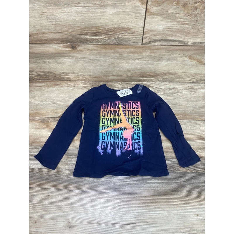 NEW Children’s Place Gymnastics Navy Shirt sz 3T