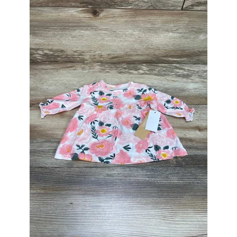 NEW Ever & Ever Floral Top White/Pink sz Newborn