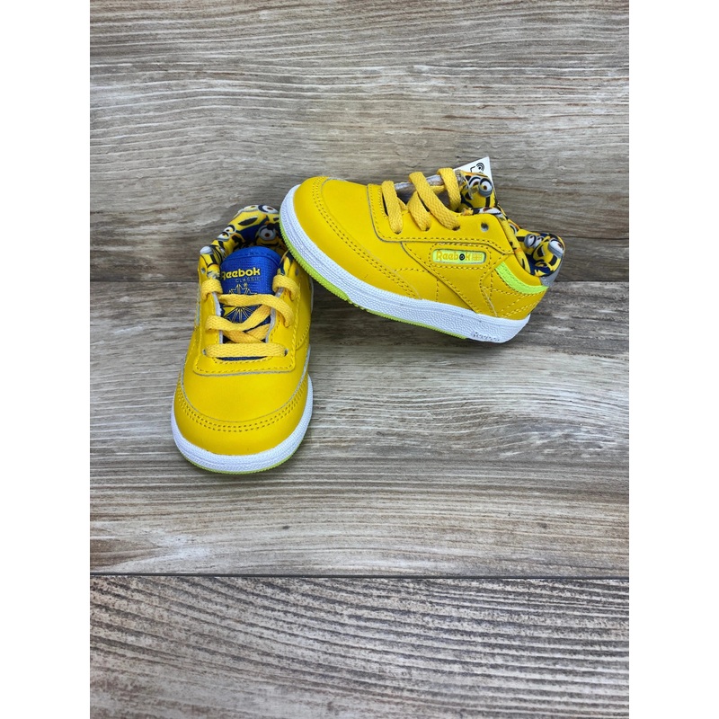 NEW Illumination’s Minions x Club C 85 Toddler ‘Minions’ Sneakers sz 4c