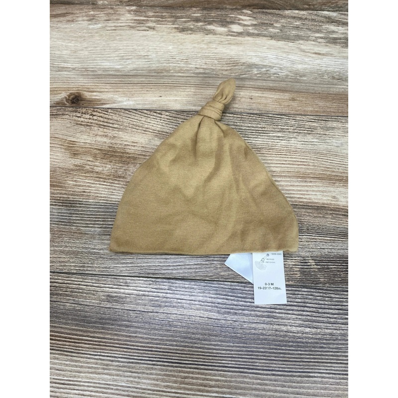 NEW Old Navy Knot Beanie Beige 0-3m