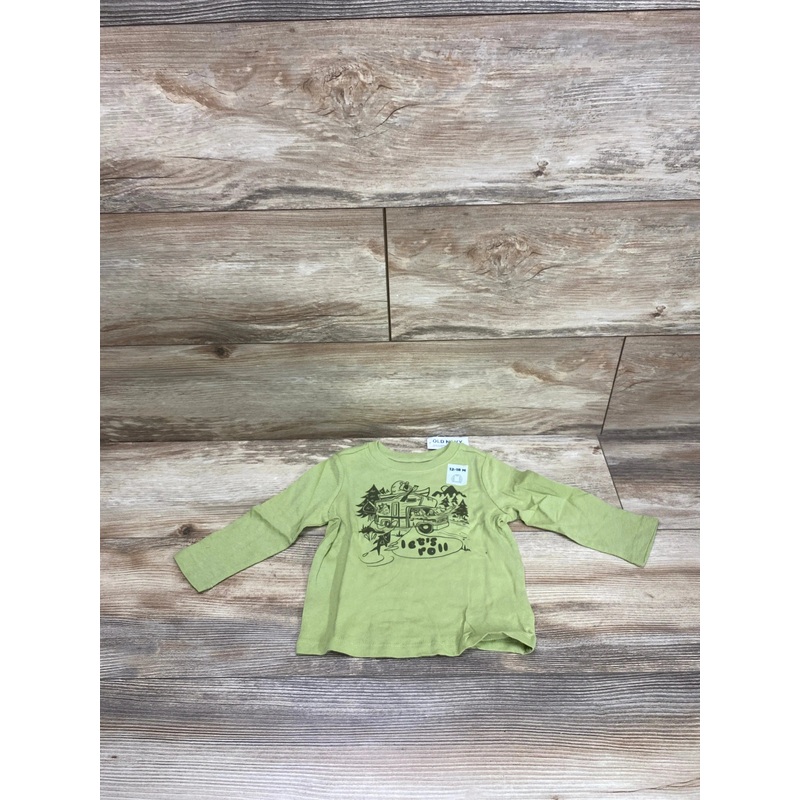 NEW Old Navy Let’s Roll Green Shirt sz 12-18m