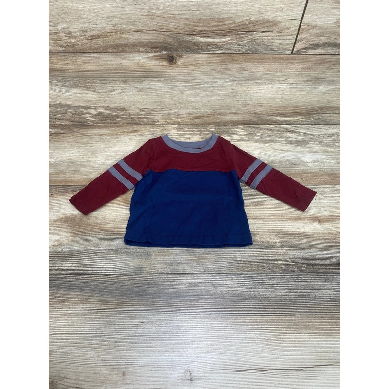 Old Navy Color Block Shirt Red sz 3-6m
