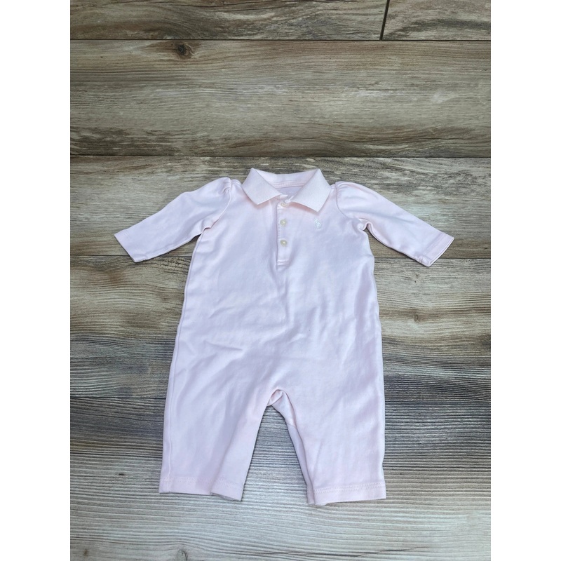 Ralph Lauren Polo Coverall Pink sz 3m