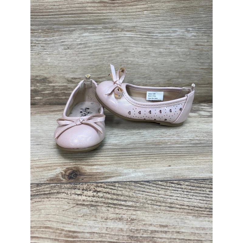 Self Esteem Bow Flats Pink Sz 5c