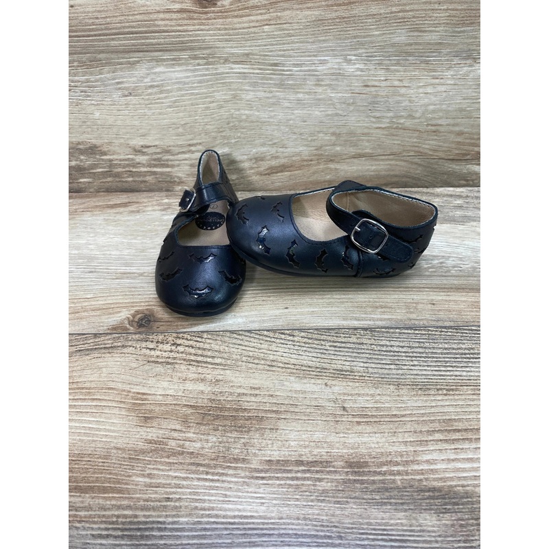 Spellbound Soles Mary Jane Flats Bats Cut Outs Black Sz 7c
