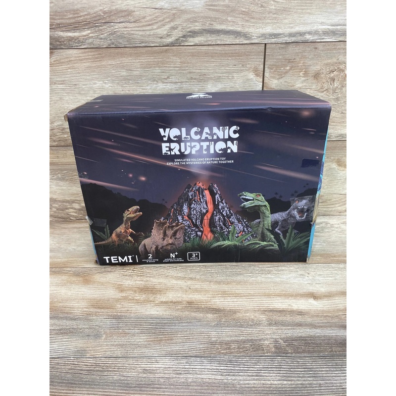 TEMI Dinosaur Toys with Simulation Volcano