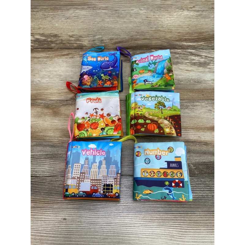 Teytoy 6Pc My First Soft Crinkle Cloth Book