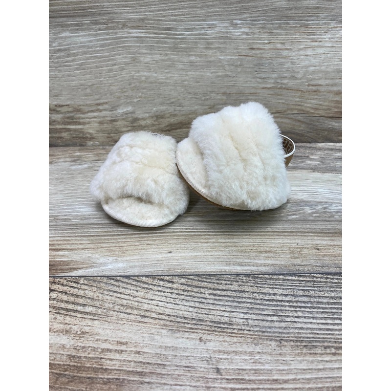 UGG Fluff Yeah Slides Ivory sz 0c/1c