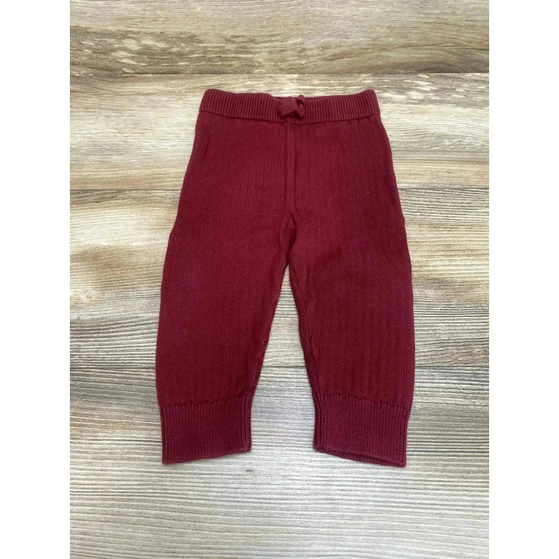 Cat & Jack Knit Pants Red sz 12m