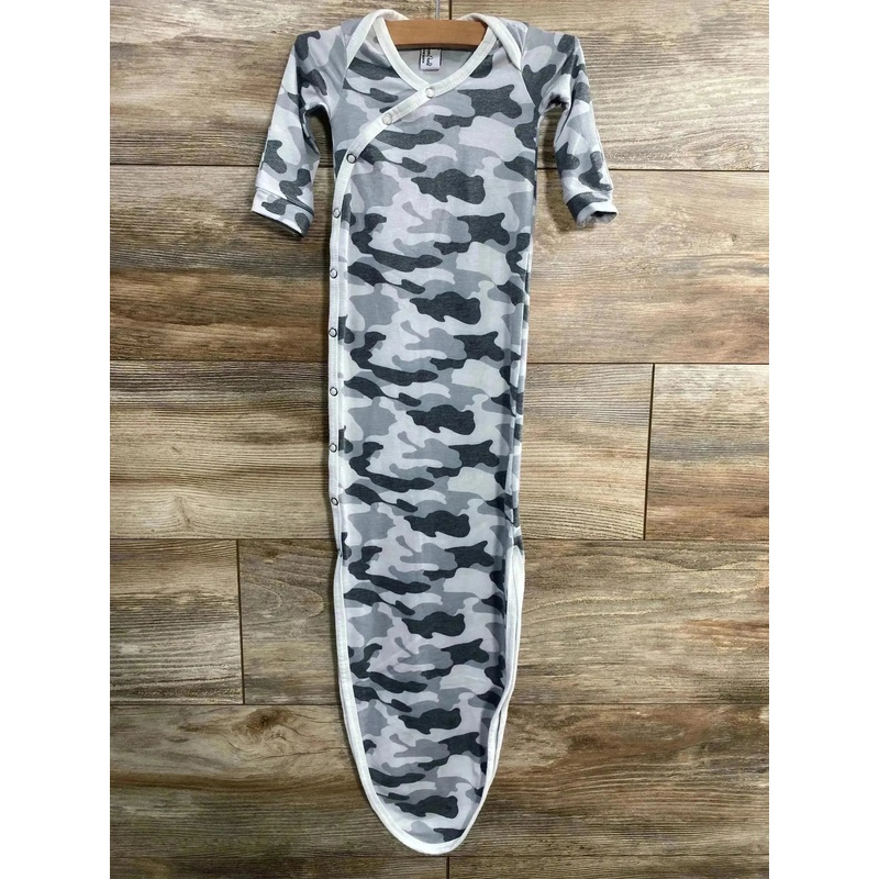 Copper Pearl Camo Knot Gown Grey sz Newborn