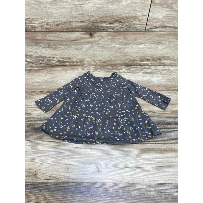 Little Co. Floral Dress Grey sz 12m