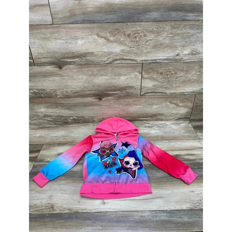 LOL Surprise Full Zip Hoodie Pink sz 4T