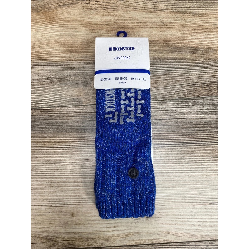 NEW Birkenstock Twist Socks Blue Sz 12c-1Y