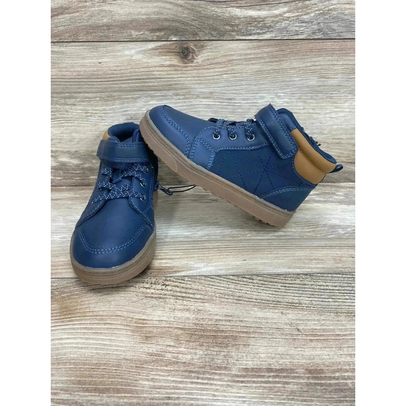 NEW Cat & Jack Toddler Slip-On Zipper Chukka Boots Blue Sz 11c