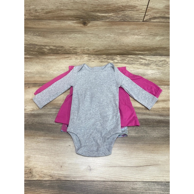 NEW Just One You Top + Bodysuit + Leggings Set Grey sz 6m