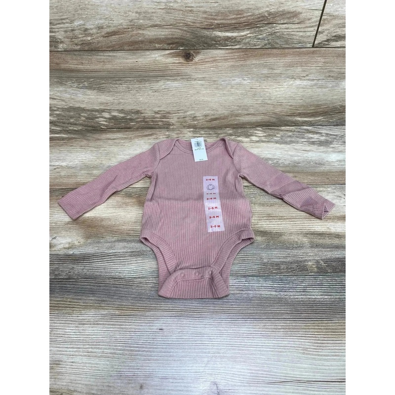 NEW Old Navy Ribbed Mauve Bodysuit sz 3-6m