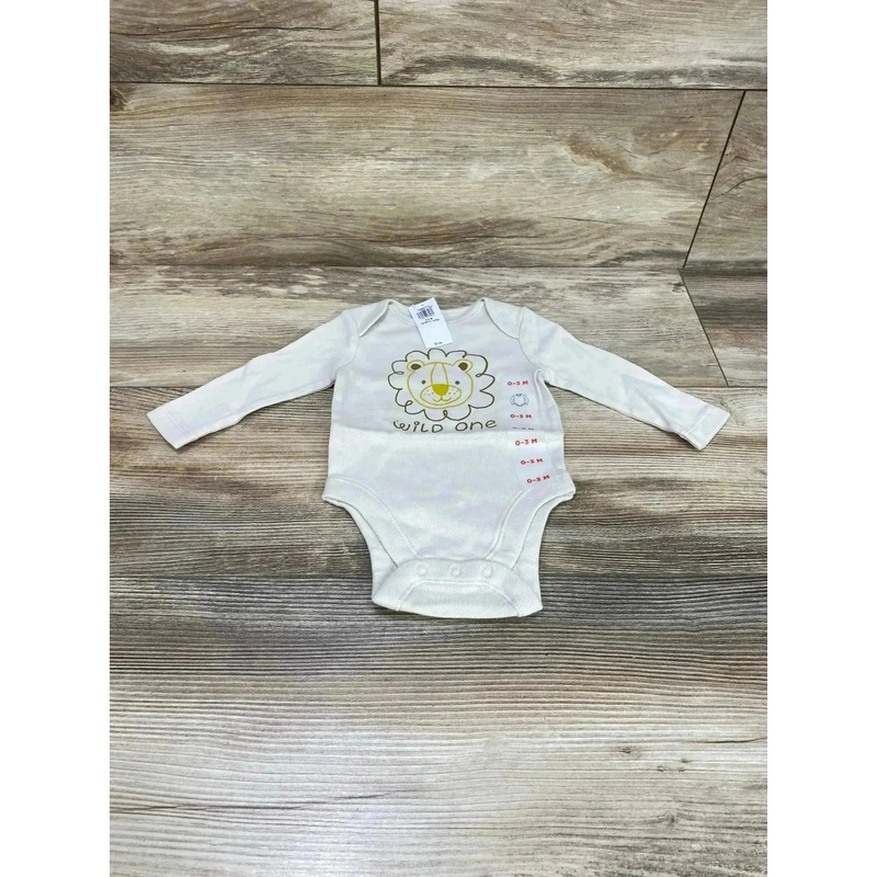 NEW Old Navy Wild One Beige Bodysuit sz 0-3m